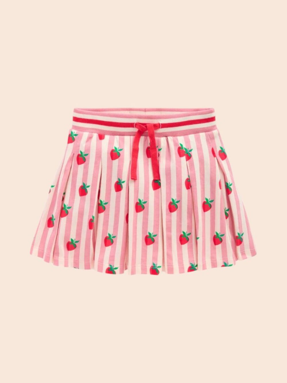 NWOT Mini Boden Pleated Jersey Skort
